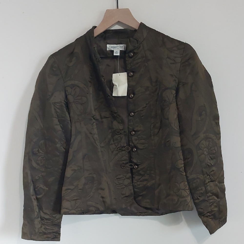 Coldwater Creek Silk Jacket